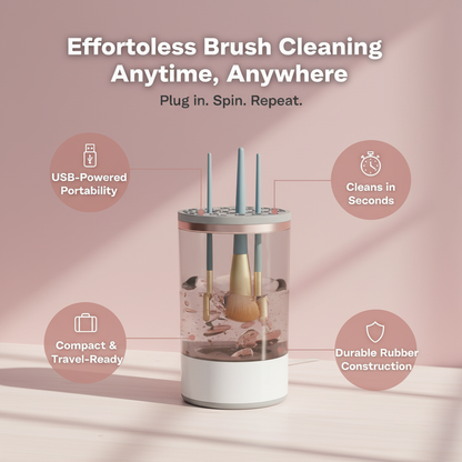Ateliê Alfama USB Plug Portable Electric Makeup Brush Cleaner