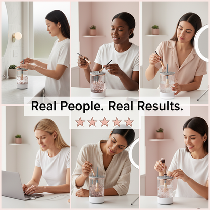 Ateliê Alfama USB Plug Portable Electric Makeup Brush Cleaner